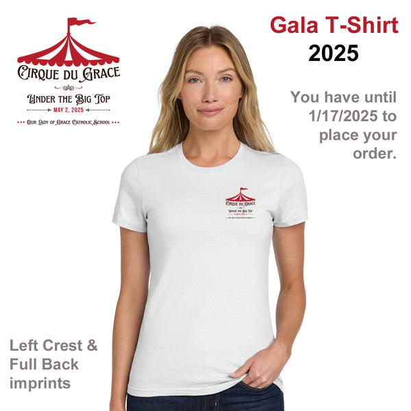 Gala T-Shirt 2025 - BC3001 BELLA+CANVAS ® Unisex Jersey Short Sleeve Tee