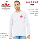 Gala T-Shirt 2025 - BC3501 BELLA+CANVAS ® Unisex Jersey Long Sleeve Tee