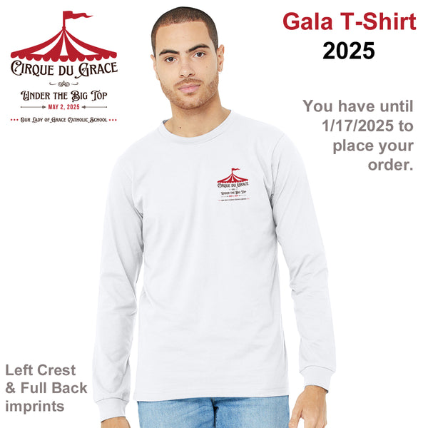 Gala T-Shirt 2025 - BC3501 BELLA+CANVAS ® Unisex Jersey Long Sleeve Tee