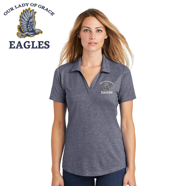 OLG Noblesville - LST405 Sport-Tek ® Ladies PosiCharge ® Tri-Blend Wicking Polo