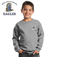 OLG Noblesville - PC90Y Port & Company® Youth Core Fleece Crewneck Sweatshirt