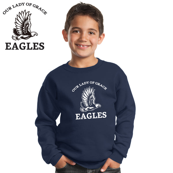 OLG Noblesville - PC90Y Port & Company® Youth Core Fleece Crewneck Sweatshirt