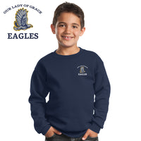 OLG Noblesville - PC90Y Port & Company® Youth Core Fleece Crewneck Sweatshirt