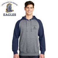 OLG Noblesville - ST267 Sport-Tek® Raglan Colorblock Pullover Hooded Sweatshirt